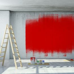 Wandmalerei – Malerei Gerhard Wallner – Davos Dorf